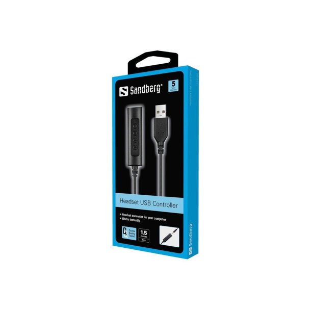 Sandberg Headset USB Controller 1.5m