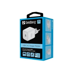 Sandberg USB-C AC Oplader PD20W EU
