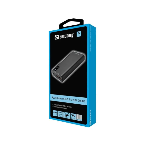 Sandberg Powerbank USB-C PD 20W 20000