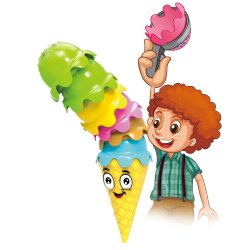 Scoop Stack Up - Isvaffel stablespil