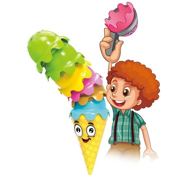 Scoop Stack Up - Isvaffel stablespil