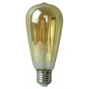 LED pre - deco 4W, rgfarvet glas