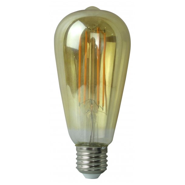 LED pre - deco 4W, rgfarvet glas