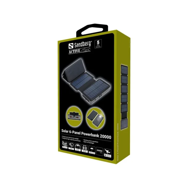 Sandberg Solar 6-Panel Powerbank 20006
