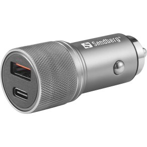 Sandberg Biloplader 48W QC3.0 + USB-C