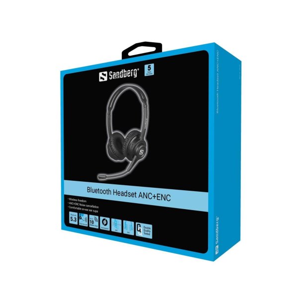 Sandberg Trdlst Headset med ANC + ENC