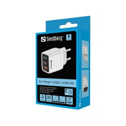 Sandberg 2in1 Charger 1xUSB-C 1xUSB 35W