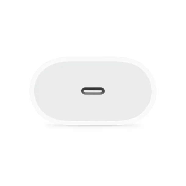 Apple 20W USB-C Power Adapter, Hvid (MHJE3ZM/A), Original
