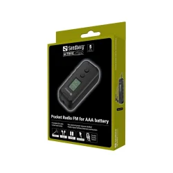 Sandberg Lomme Radio FM til AAA-batterier