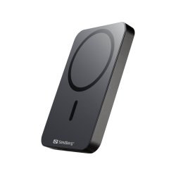 Sandberg Magnetisk Trdls Powerbank 5000 ALU