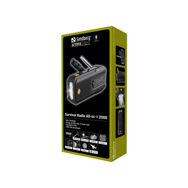 Sandberg Survivor Radio All-in-1 2000