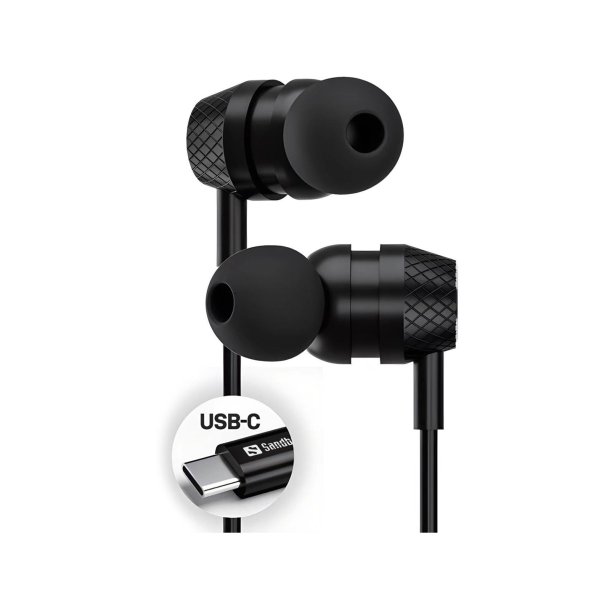 Sandberg USB-C/A In-Earset with Line-Mic