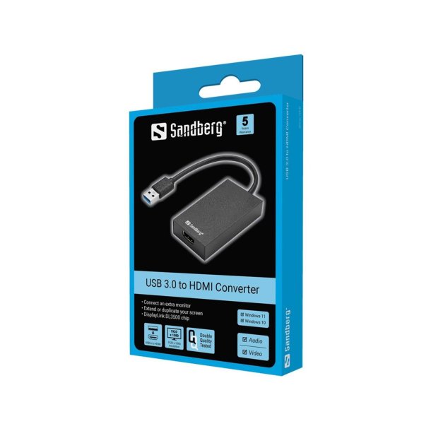 Sandberg USB 3.0 to HDMI Converter