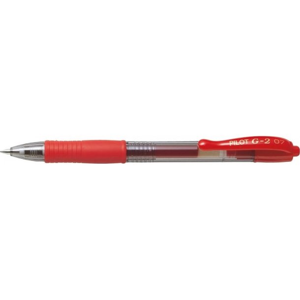 Pilot Gelpen m/klik G-2 0,7 rd - 12 stk