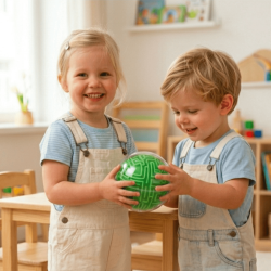 3D Labyrint Bold 10 cm � Hjernetr�ning og Motorisk Kuglespil til B�rn