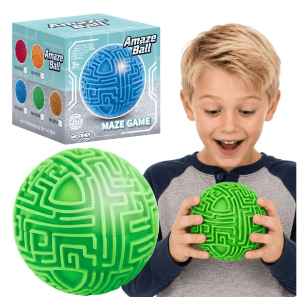 3D Labyrint Bold 10 cm � Hjernetr�ning og Motorisk Kuglespil til B�rn