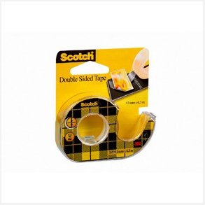 3M Scotch Dobbeltkl�bende Tape, 12 mm x 6,3 m