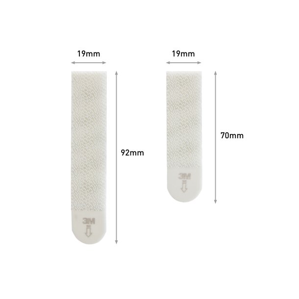 3M Command Kl�bestrips til Billedoph�ng Value Pack - Hvid (4 mellem, 8 store)