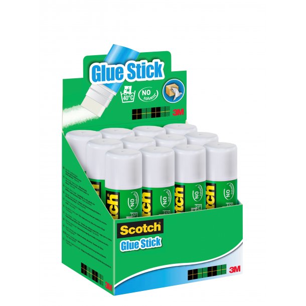 Scotch 3M Limstift 40 gr. 12 stk