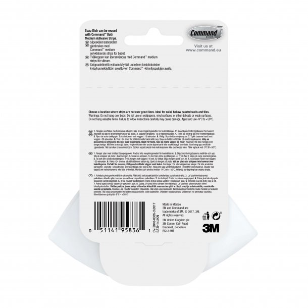 3M Command Sæbeskål