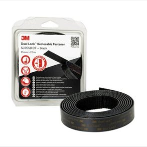 3M Scotch�Genlukkelig Tape 25 mm x 2.5 m, sort, 4 stk