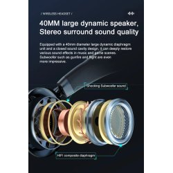 Bluetooth hretelefoner VJ 364 m. noise-cancelling, sort