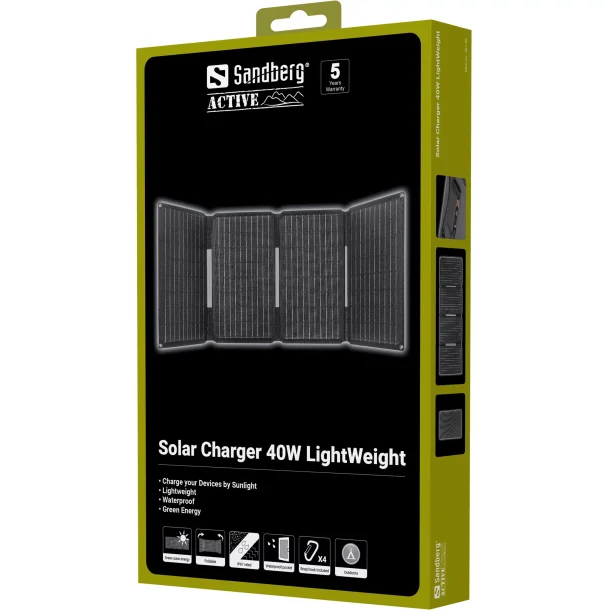 Sandberg Solar Charger 40W LightWeight