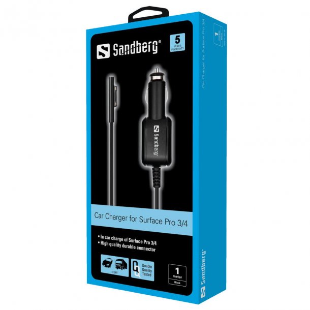 Sandberg Biloplader til Surface Pro 3/4