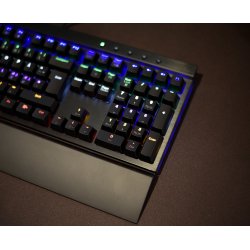 Mekanisk gaming tastatur Premium med RGB-lys, sort