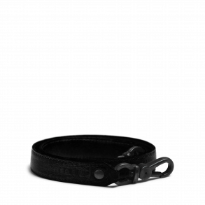 Muud Hudson Skulderstrop - Lder, Sort (50 cm)