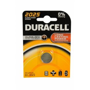 Duracell CR2025 batteri - Long Power, 3V lithium, 5 stk
