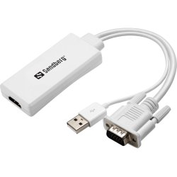 Sandberg VGA+Audio to HDMI Converter  høj kvalitet