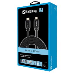 Sandberg HDMI kabel 2.0 19M-19M, 2 m