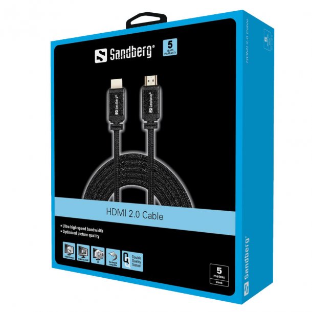 Sandberg HDMI Kabel 2.0, 5 m