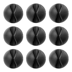 Bluelounge Cabledrop kabelhllare - 6 st, svart