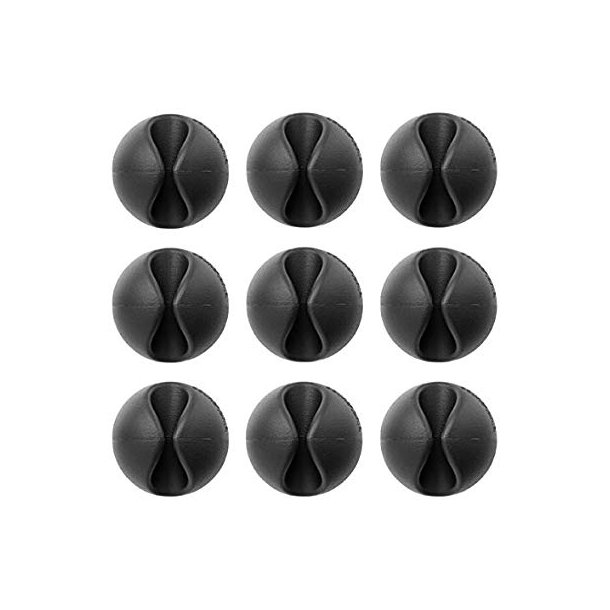 Bluelounge Cabledrop kabelhllare - 6 st, svart