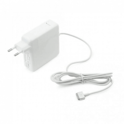 Connectech MagSafe 2 60W Erstatningslader  Passer til MacBook (16,5V / 3,65A)  Hvid