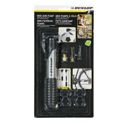 Dunlop pumpe - til cykel, bold, ballon og siddepude, sort