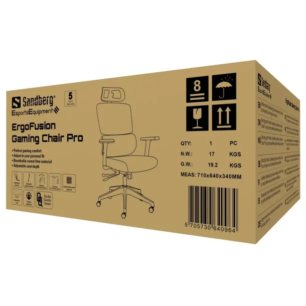 Sandberg ErgoFusion Gaming Chair Pro