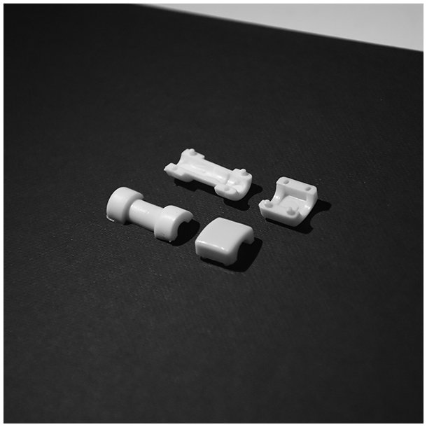 Kabelbeskytter - hvid