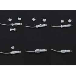 Kabelbeskytter - hvid