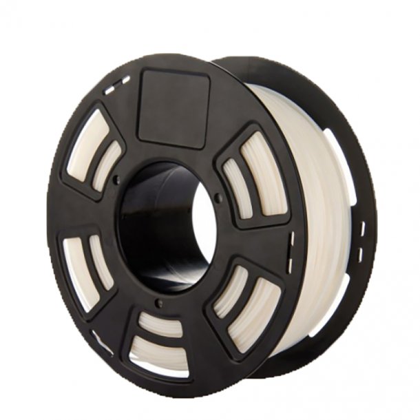 PLA filament til 3D print - 1 kg, 1,75 mm, hvid