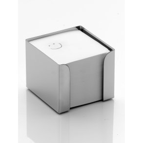 Steel-function, Cubusbox stl m/papir 10,5cm