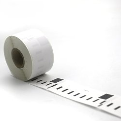 Kompatibel DYMO label etiketter, 36 mm x 89 mm, 260 stk - sort/hvid