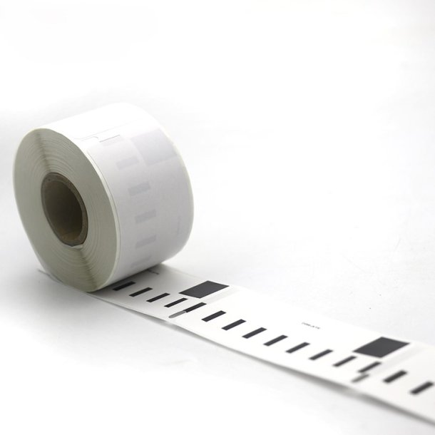 Kompatibel DYMO label etiketter, 36 mm x 89 mm, 260 stk - sort/hvid