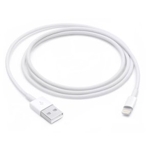 Apple Lightning til USB kabel (2m), Hvid (MD819ZM/A), Original