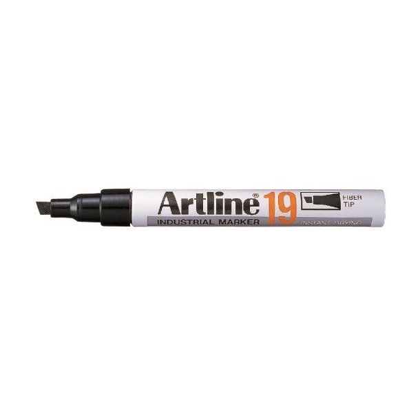Artline Marker 19 Industri 5,0 mm - Svart (12 st)
