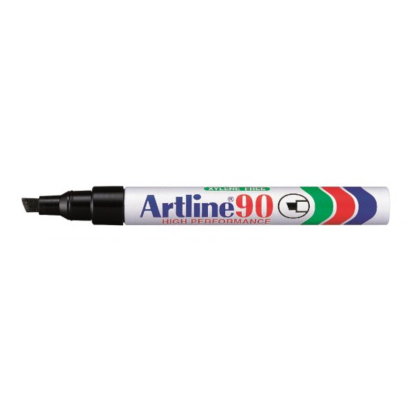 Artline Marker 90 5,0 mm - Svart (12 st)