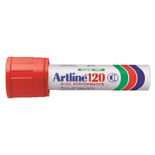 Artline Marker 120 20,0 mm - Rd (6 stk)