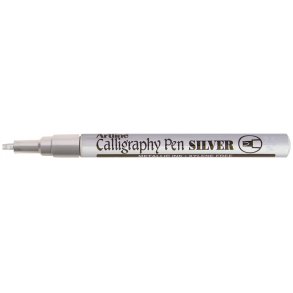 Artline 993 Metallic Calligraphy Slv, 12 stk
